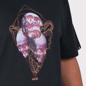 Camiseta Oversized Mcd Beast Skull