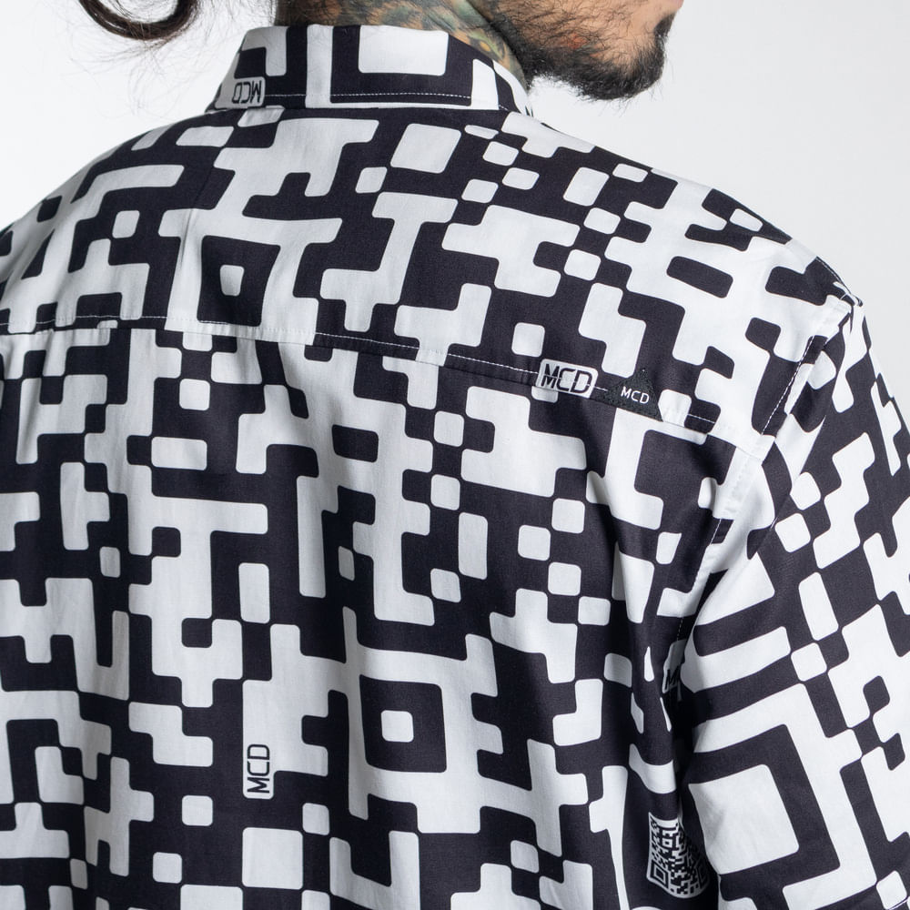 Camisa Regular Mcd Manga Curta Mcd Qr Code