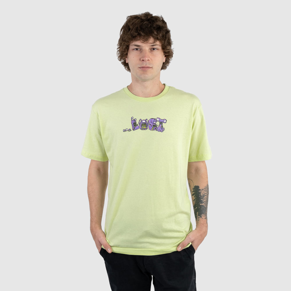 T-Shirt-Alien-Lost-Verde-