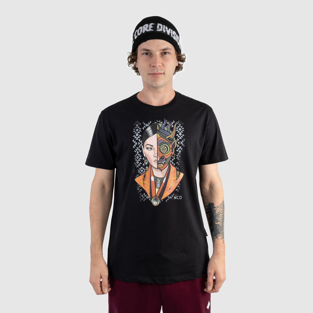 Camiseta Regular MCD Máscara Boliviana