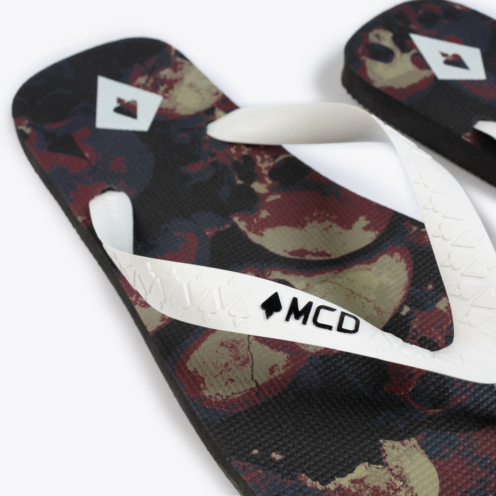 Chinelo Mcd Flip-Flop Calaveras