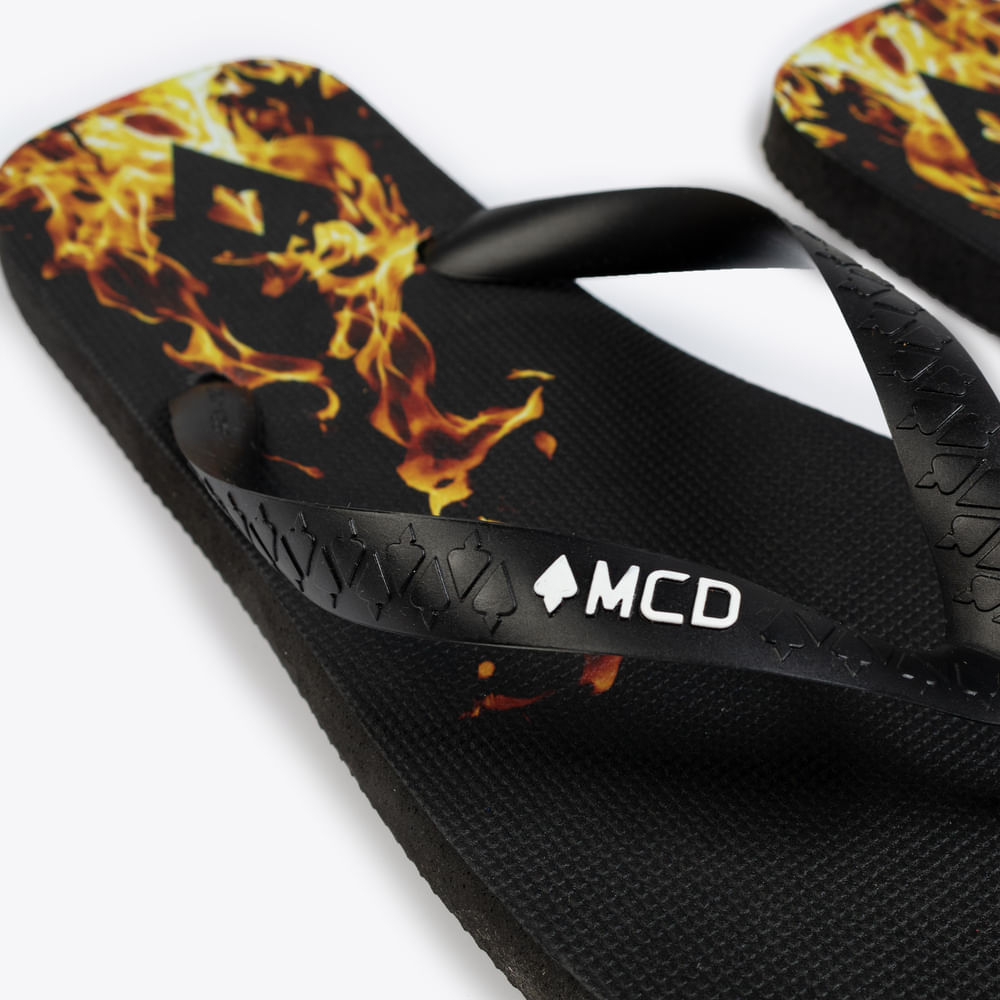 Chinelo Mcd Flip-Flop Cromo Fuego