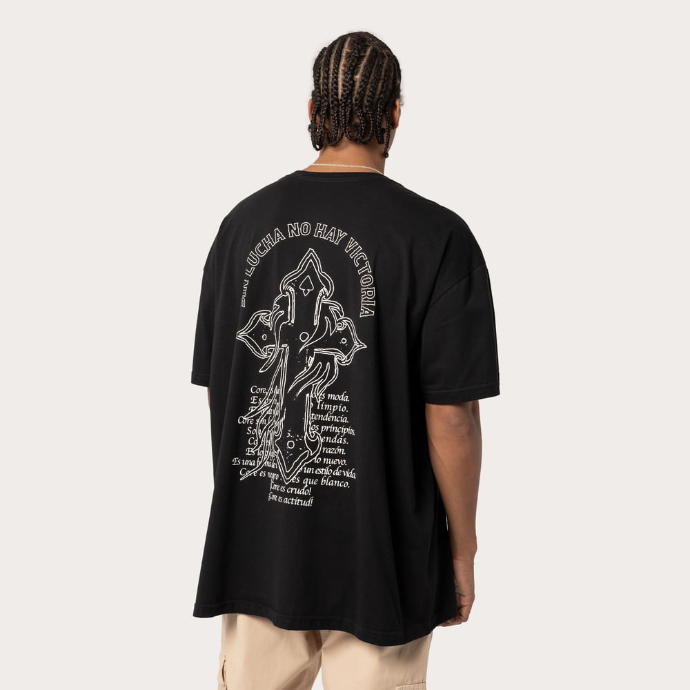 Camiseta Oversized MCD Sin Lucha No Hay Victo