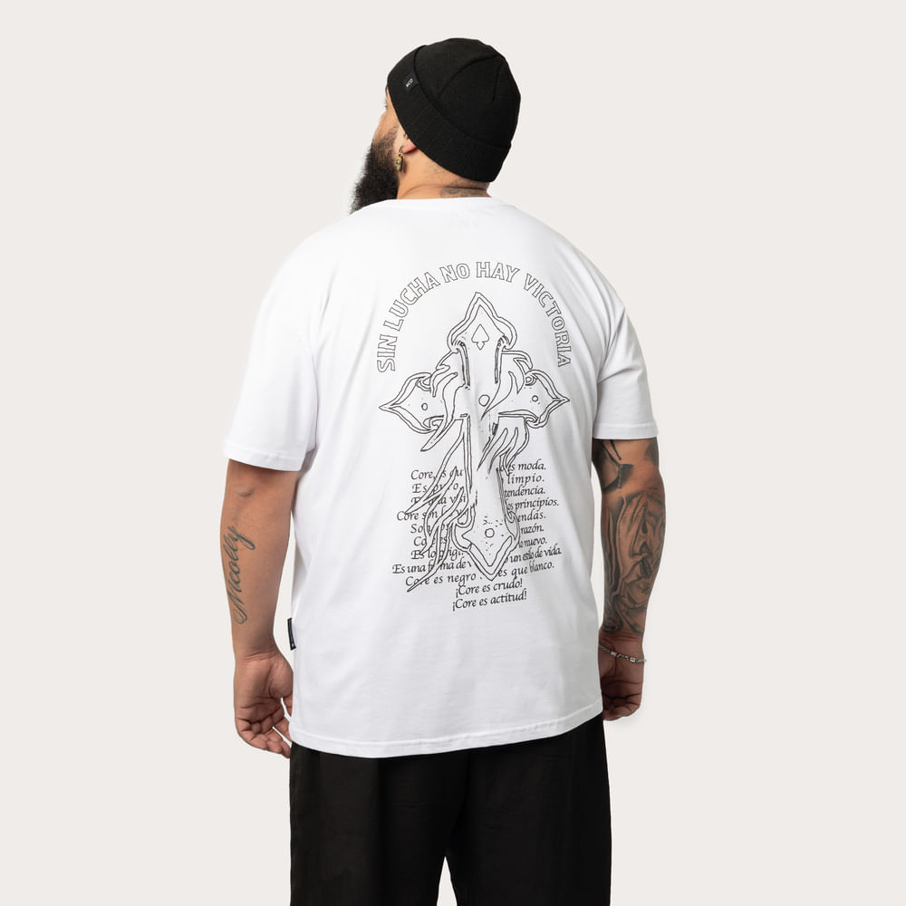 Camiseta Oversized MCD Sin Lucha No Hay Victo