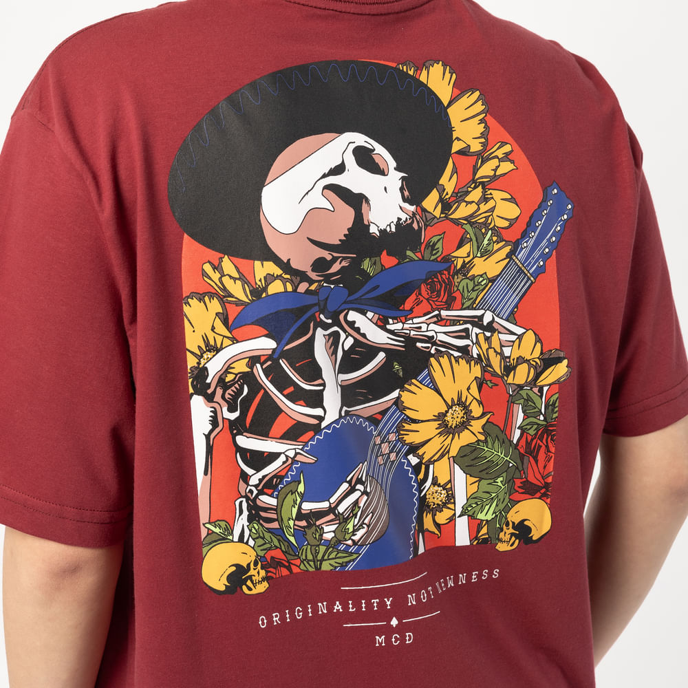 Camiseta Regular MCD Dia De Los Muertos Mex