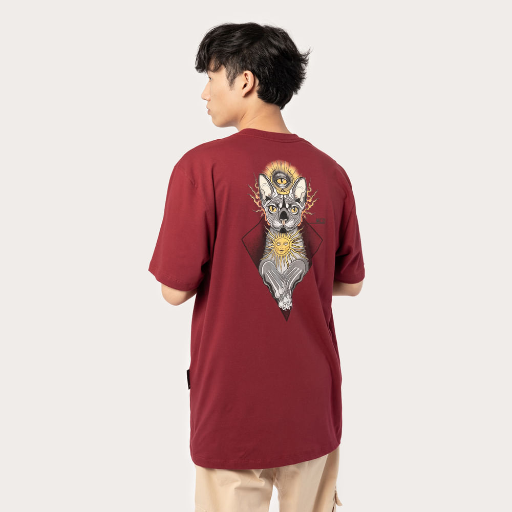 Camiseta Regular MCD Olho Gato Folklore