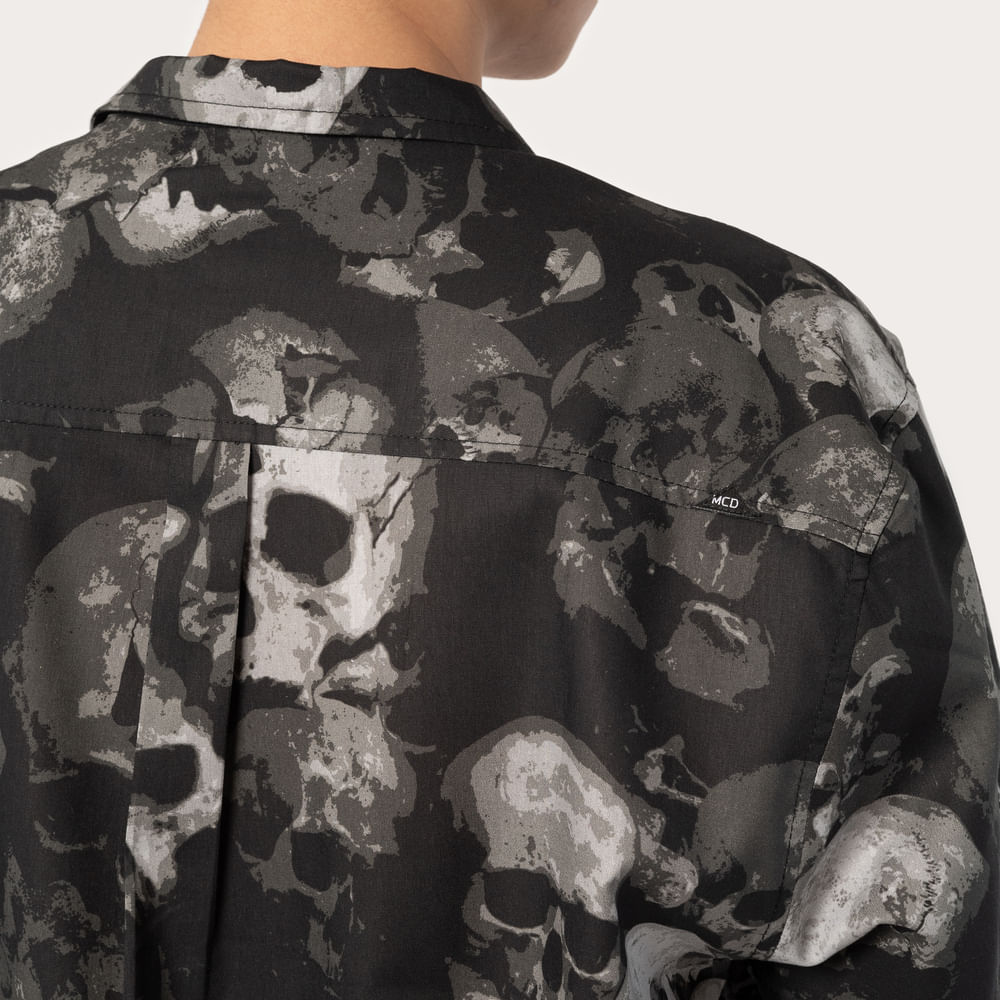 Camisa Manga Curta Comfort MCD Calavera