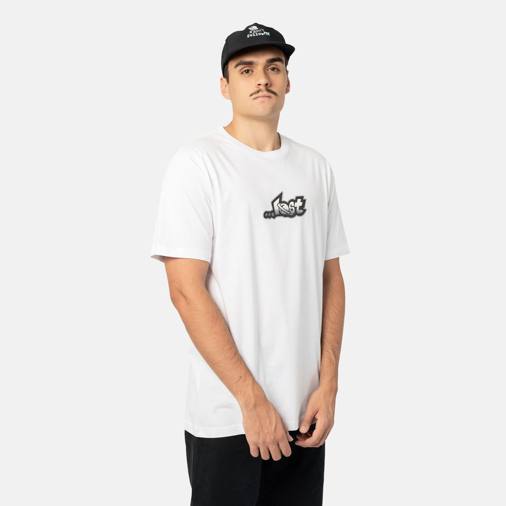 Tshirt-Lost-Surfboards-Branco-
