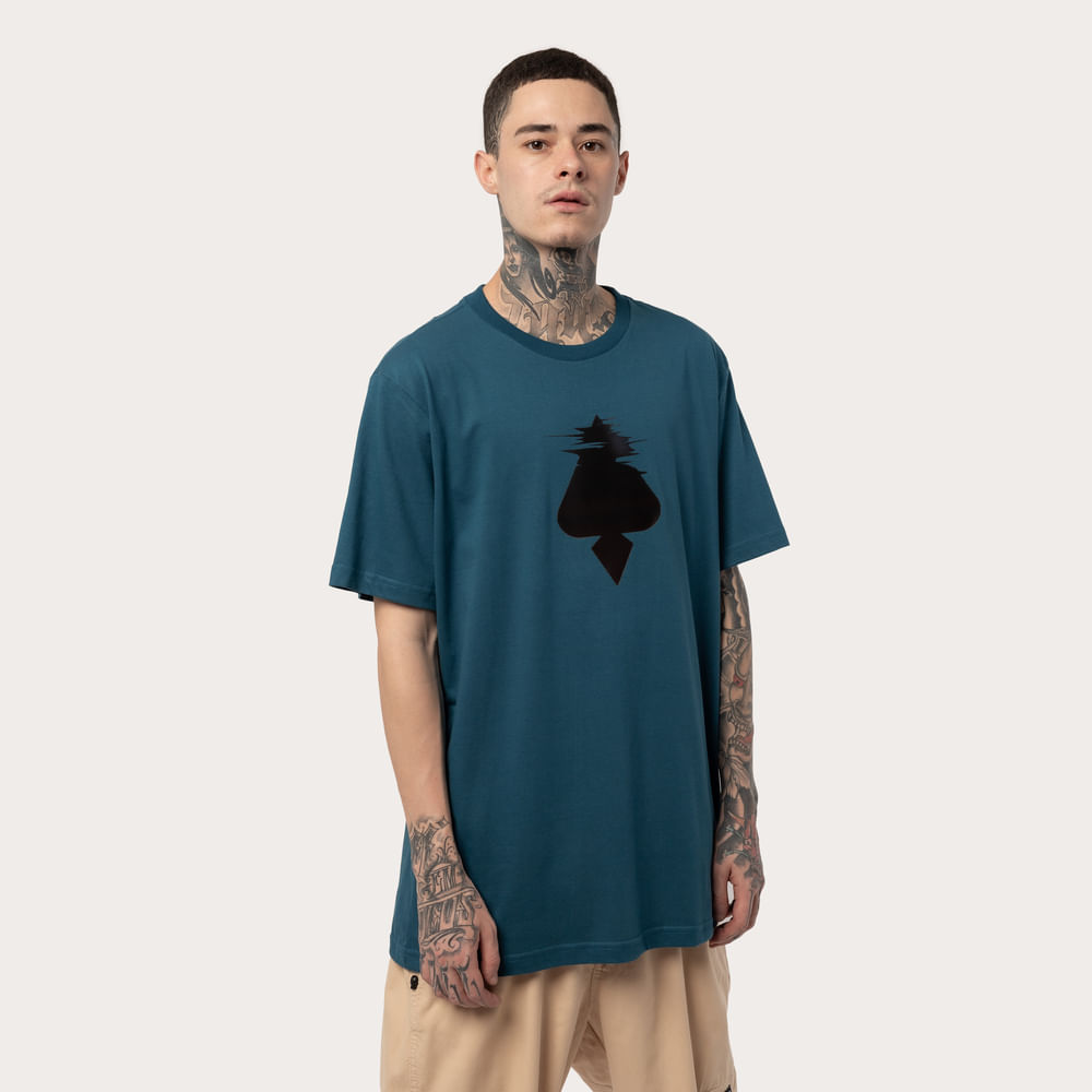 Camiseta Regular Estampa Horizonte