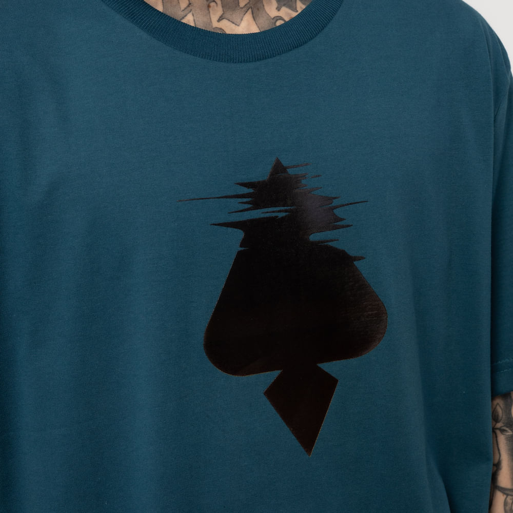 Camiseta Regular Estampa Horizonte
