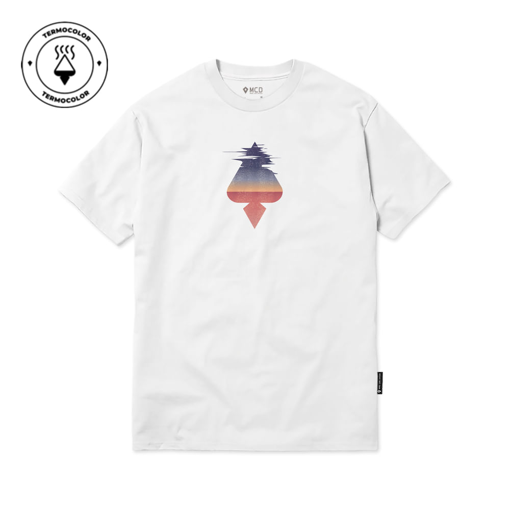 Camiseta Regular Estampa Horizonte