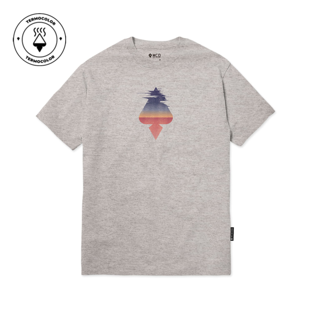 Camiseta Regular Estampa Horizonte