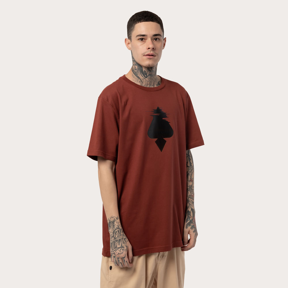 Camiseta Regular Estampa Horizonte