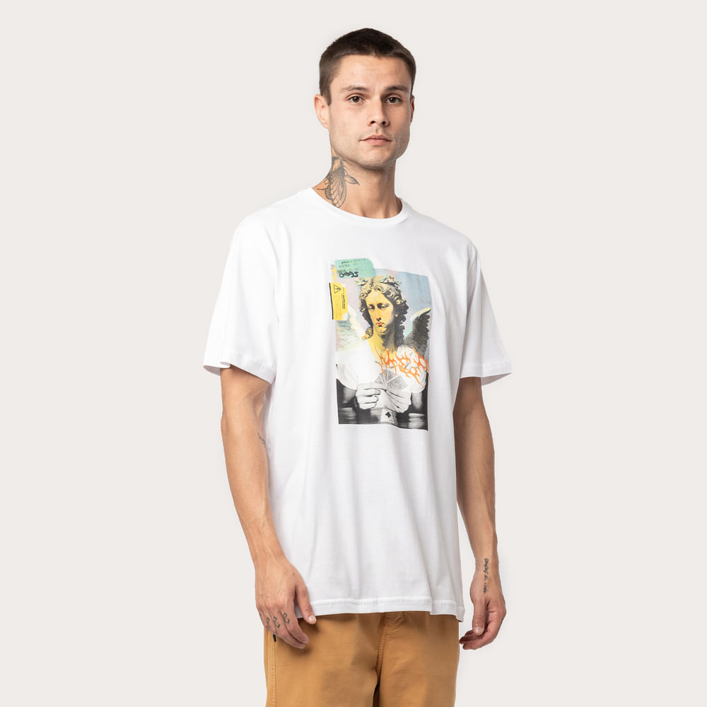 Camiseta Regular MCD Anjo Baralho