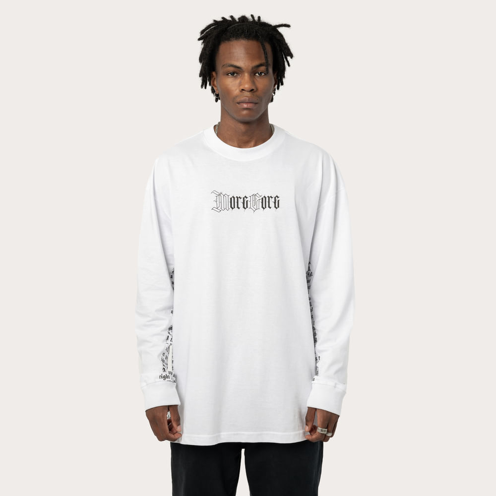 Camiseta Especial Manga Longa  Box Fit MCD Salmos