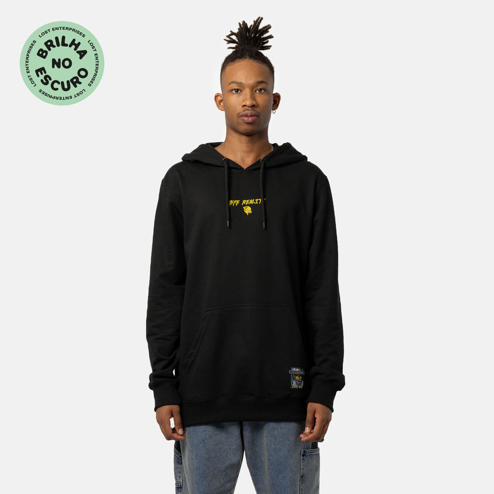 Moletom Canguru Lost Bye Reality