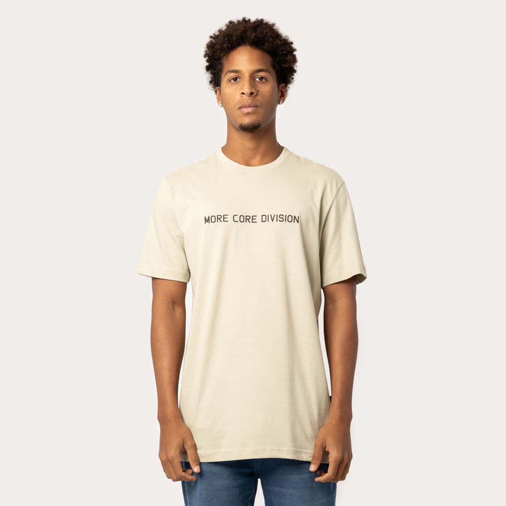 Camiseta Regular More Core Div Centro
