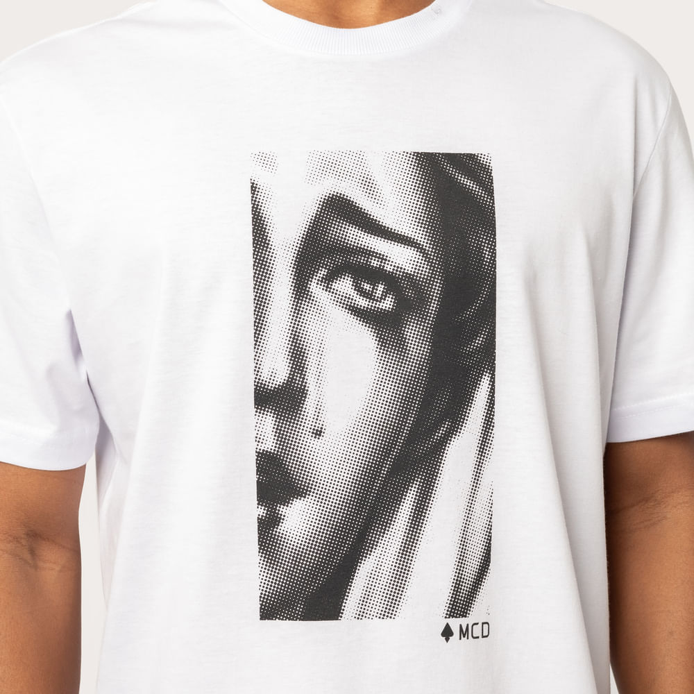 Camiseta Regular MCD Santa Reticulada