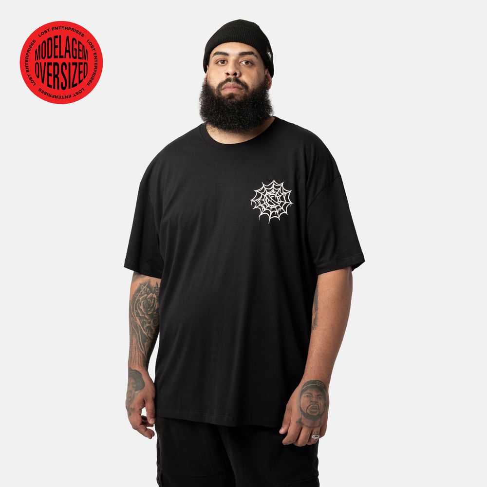 トップス greatLAnd ORIGINAL SPIDER LS x ONEITA T-Shirt-Spider-Oversized-Preto