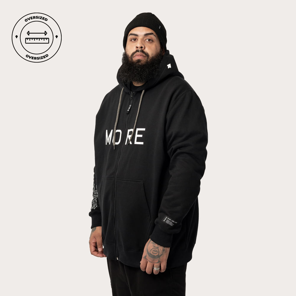 Moletom Canguru Aberto MCD Oversize More Core