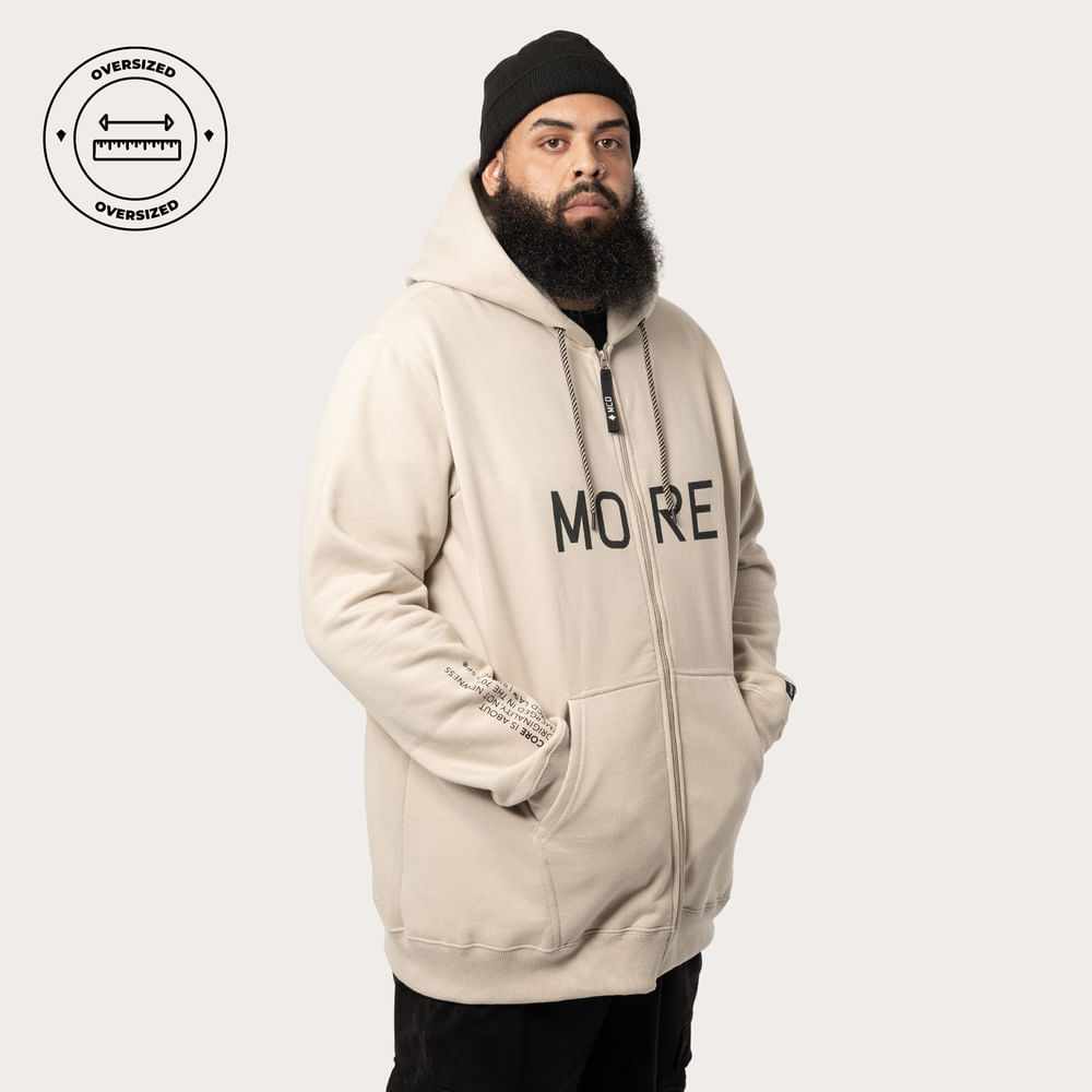 Moletom Canguru Aberto MCD Oversize More Core