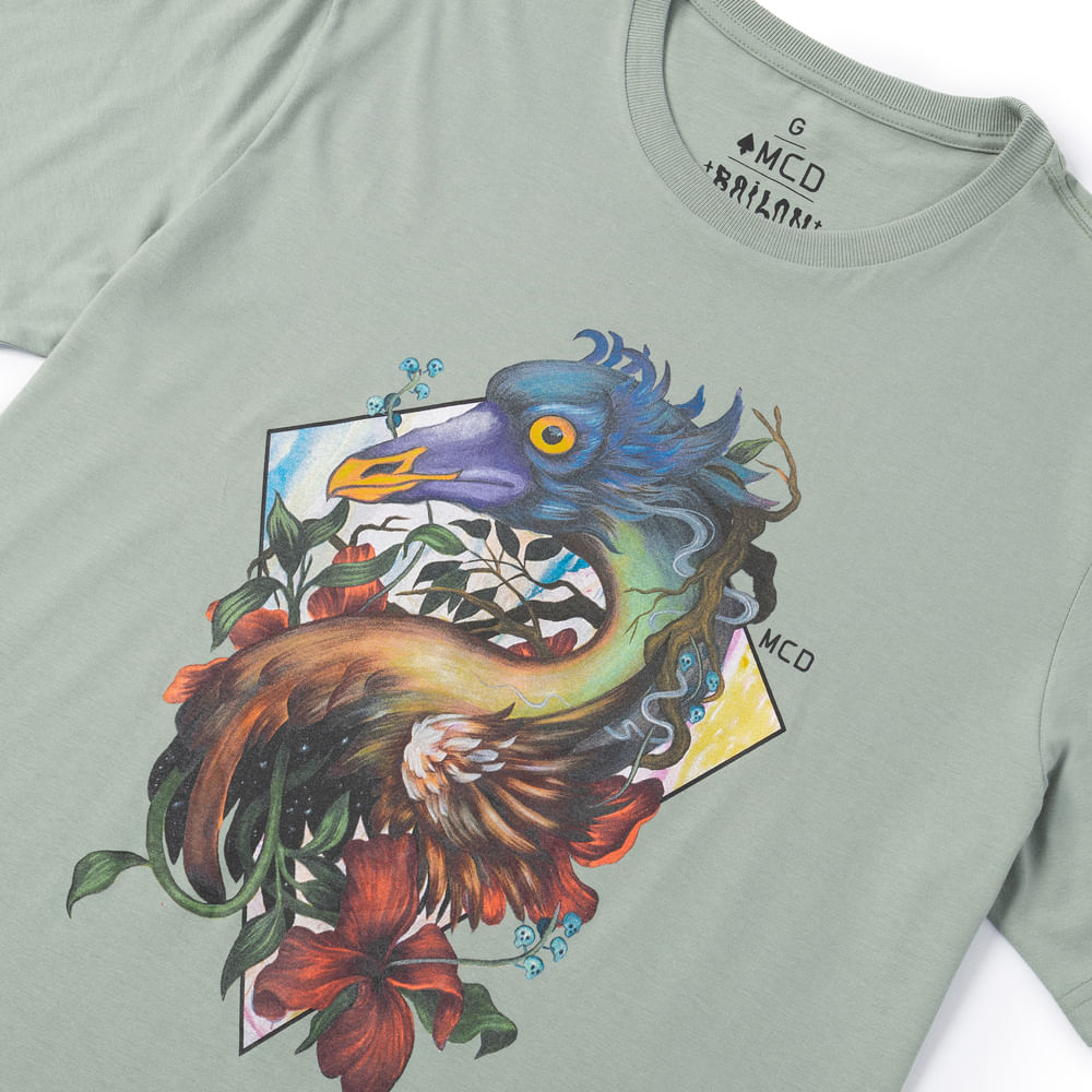 Camiseta Regular MCD Pipa Pássaro Bailon