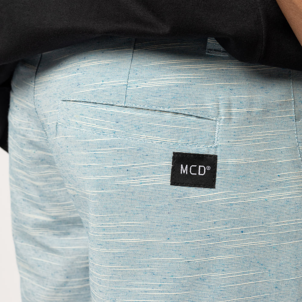 Bermuda Walk Algodão Chino Chambray MCD