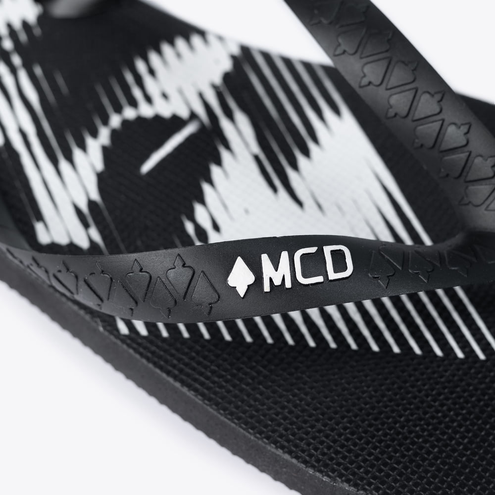 Chinelo De Dedo MCD Skull Linhas
