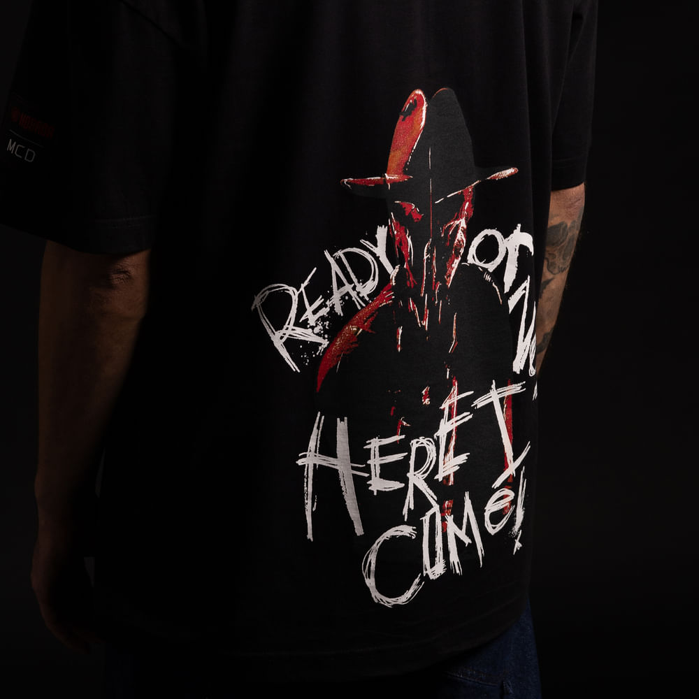 Camiseta BoxFit MCD Here I Come Freddy