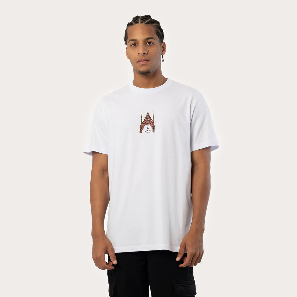 T-Shirt-Regular-Hibisco-Branco