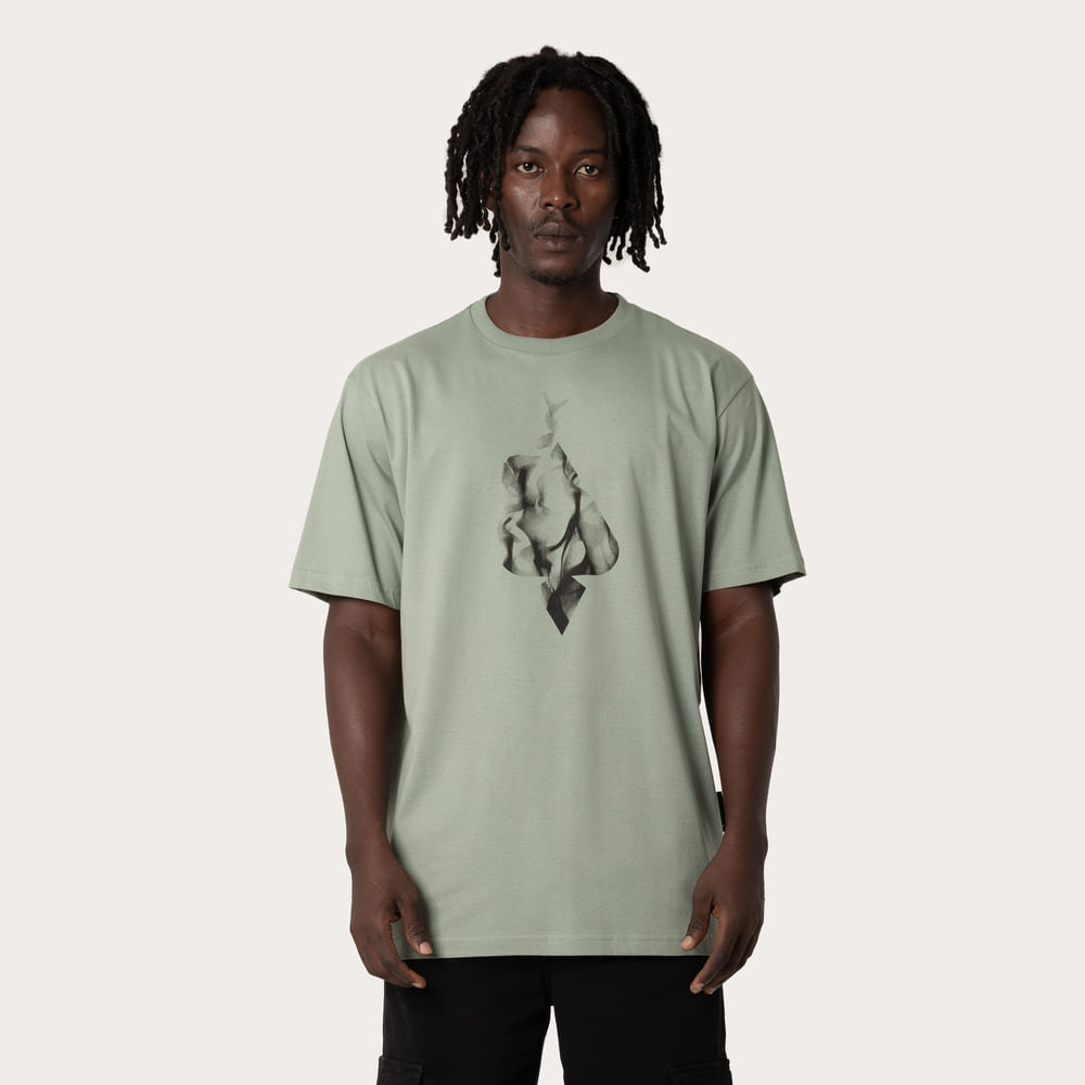 Camiseta Regular MCD Espada Fogo Negro