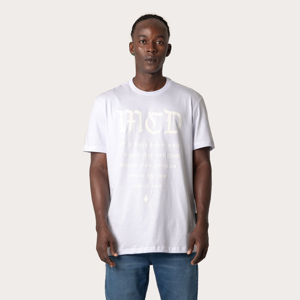 Camiseta Regular MCD Texto Core