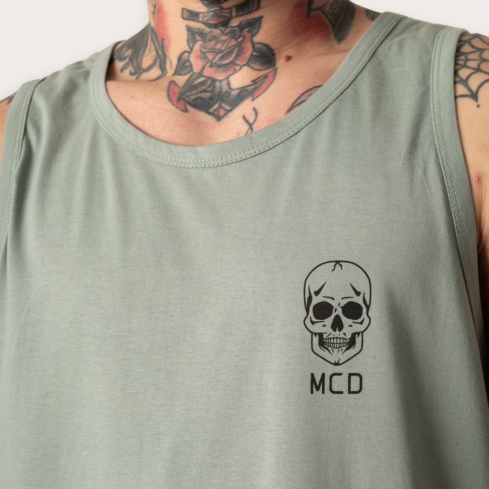 Regata Básica Logo Caveira MCD