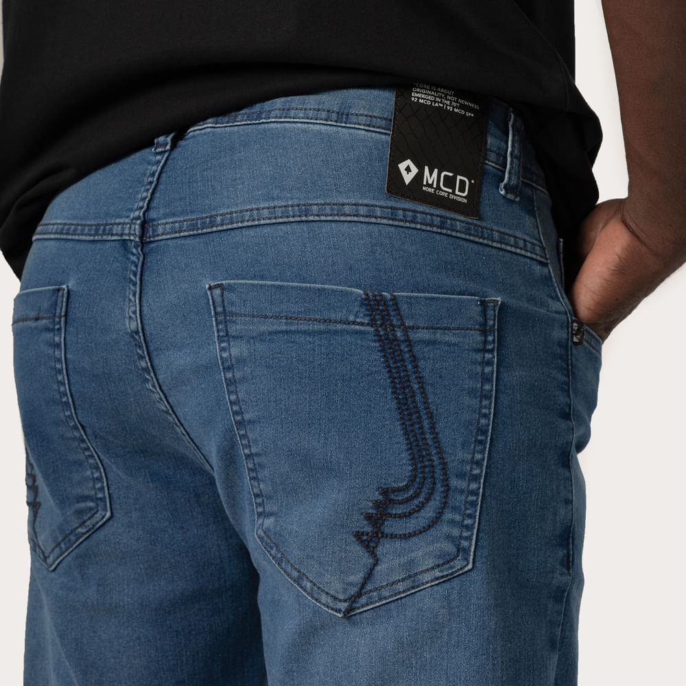 Calça Jeans Slim Fit MCD