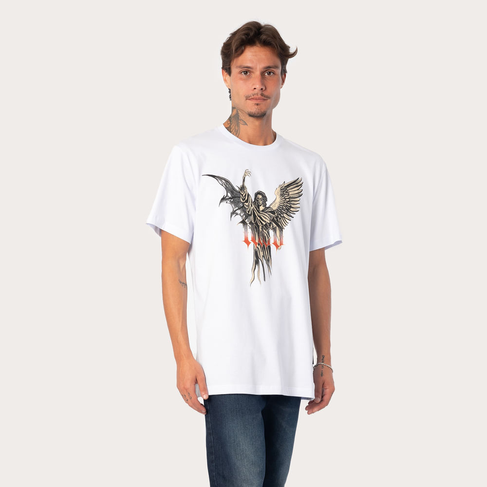 Camiseta Regular MCD Caveira Anjo