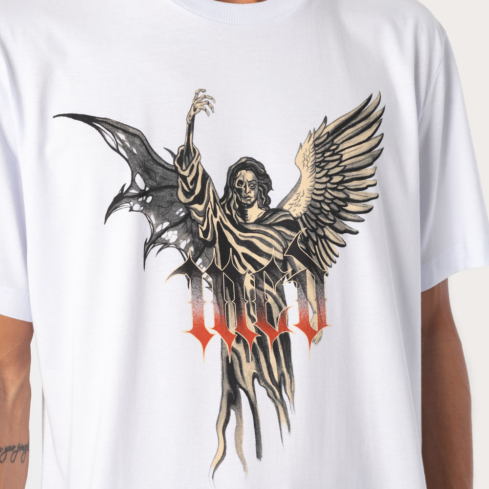 Camiseta Regular MCD Caveira Anjo