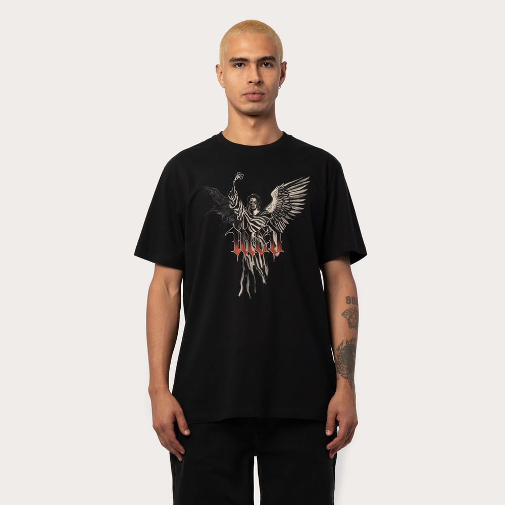 Camiseta Regular MCD Caveira Anjo