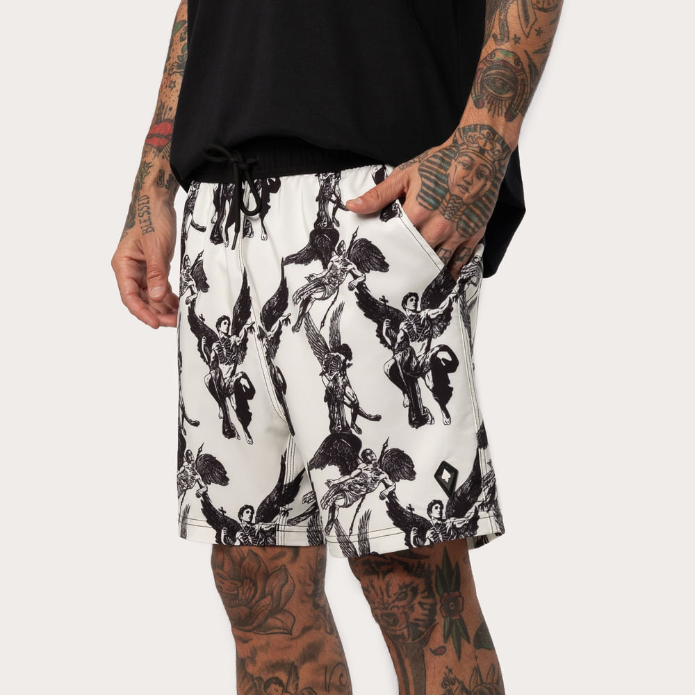 Shorts Com Elástico MCD Anjos