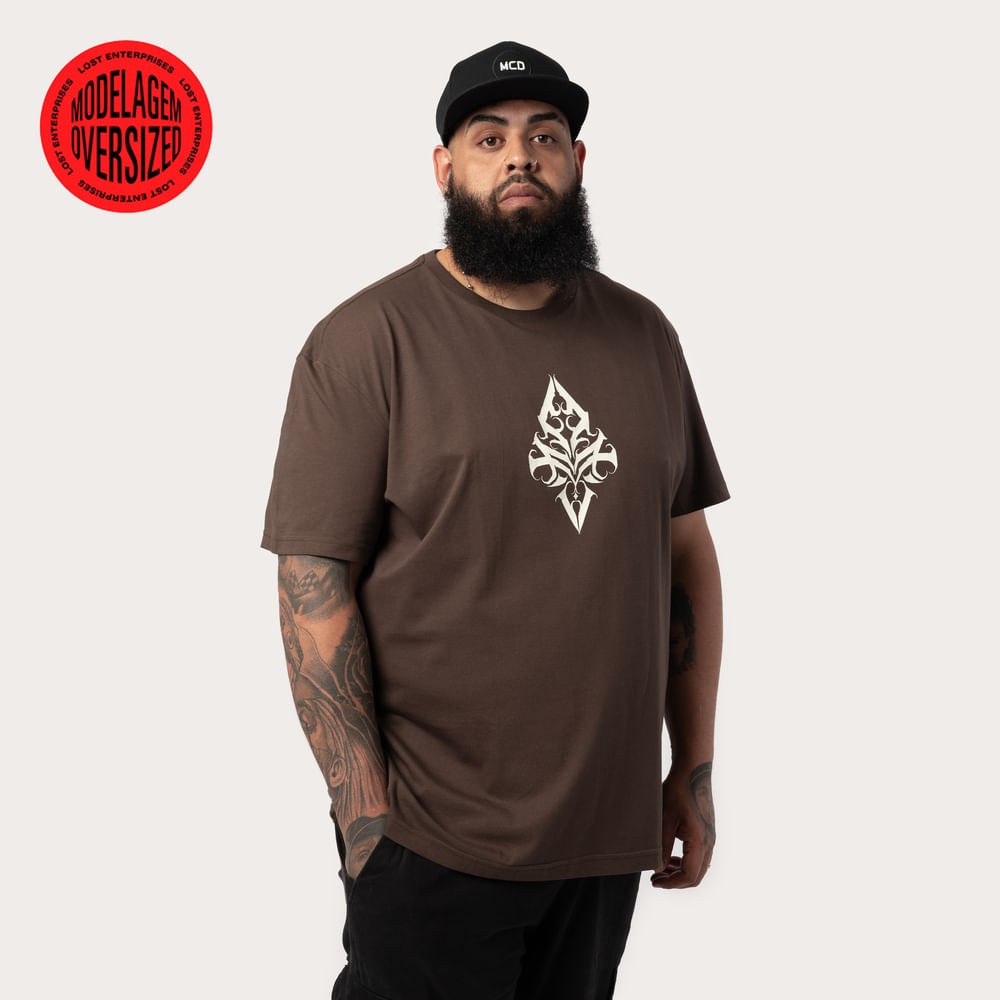 Camiseta Oversized MCD Espada Caligrafitti