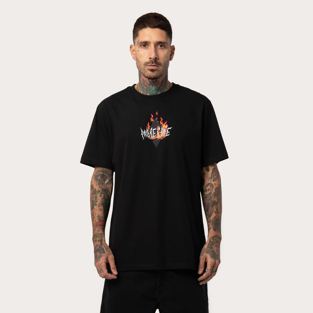 Camiseta Regular MCD Anjo Fogo Morecore