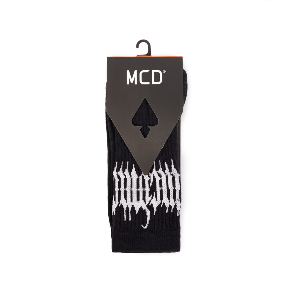 Meia MCD Caligraffiti Cano Médio