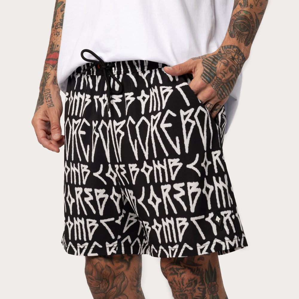 Shorts Com Elástico MCD Travis Bomb Core Bomb