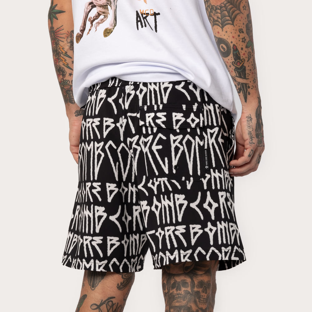 Shorts Com Elástico MCD Travis Bomb Core Bomb