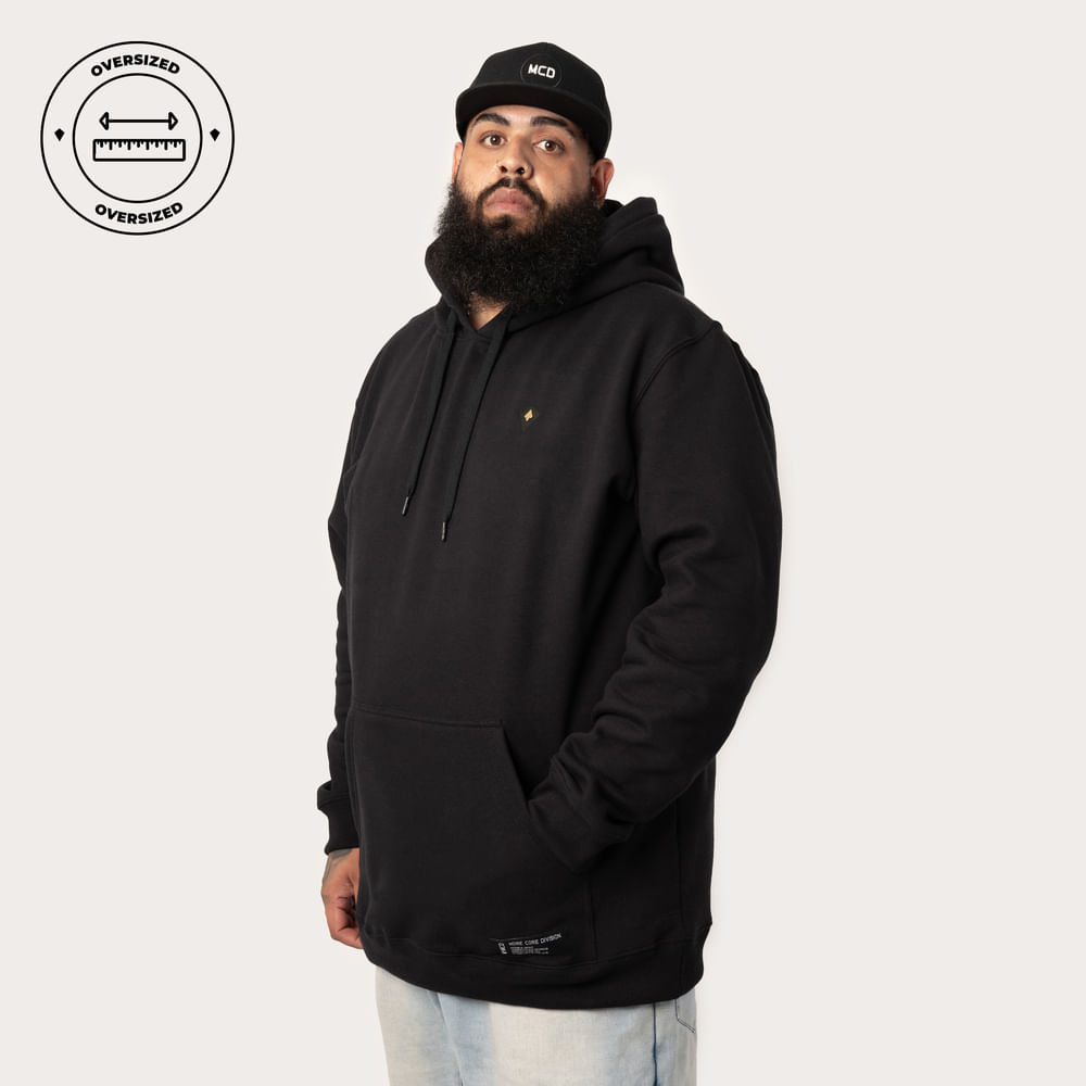 Moletom Canguru Fechado MCD Anjo Oversized