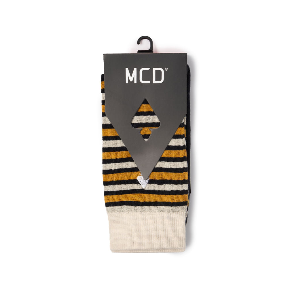 Meia Listrado Cano Longo MCD