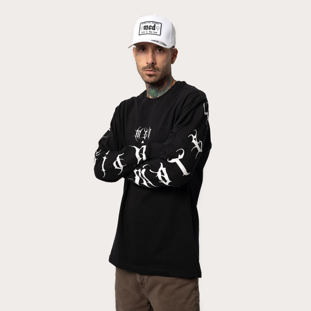 Camiseta Especial Manga Longa MCD Caligraffiti