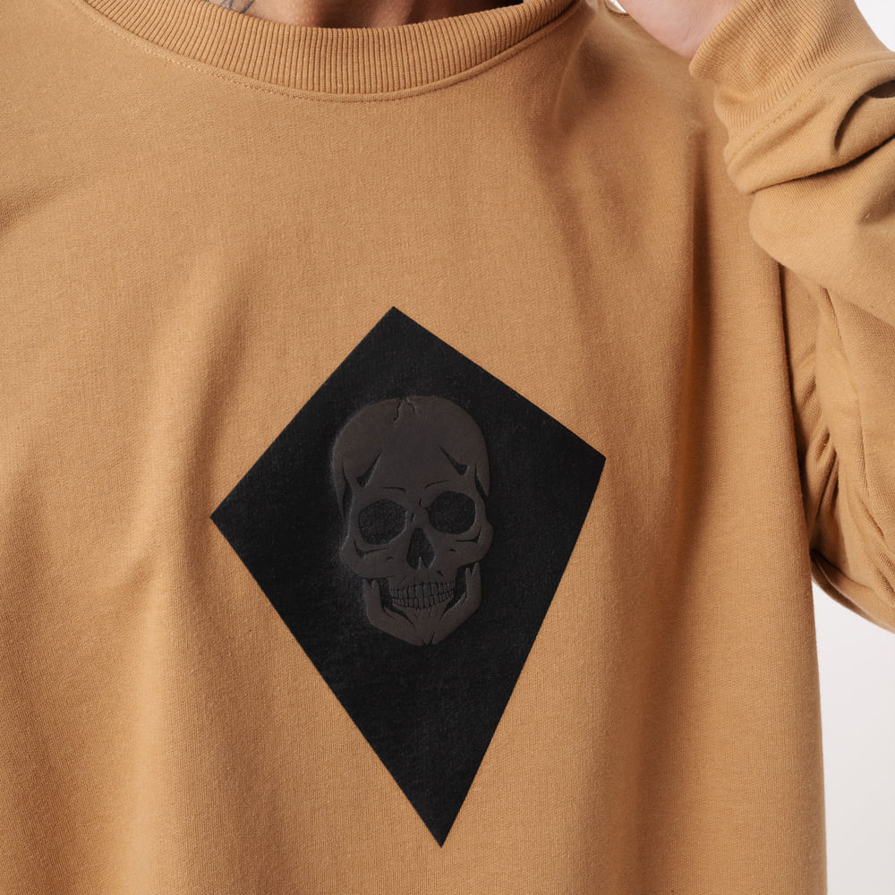 Moletom Careca Leve MCD Skull