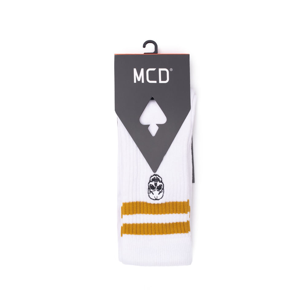 Meia MCD Crânio Cano Longo