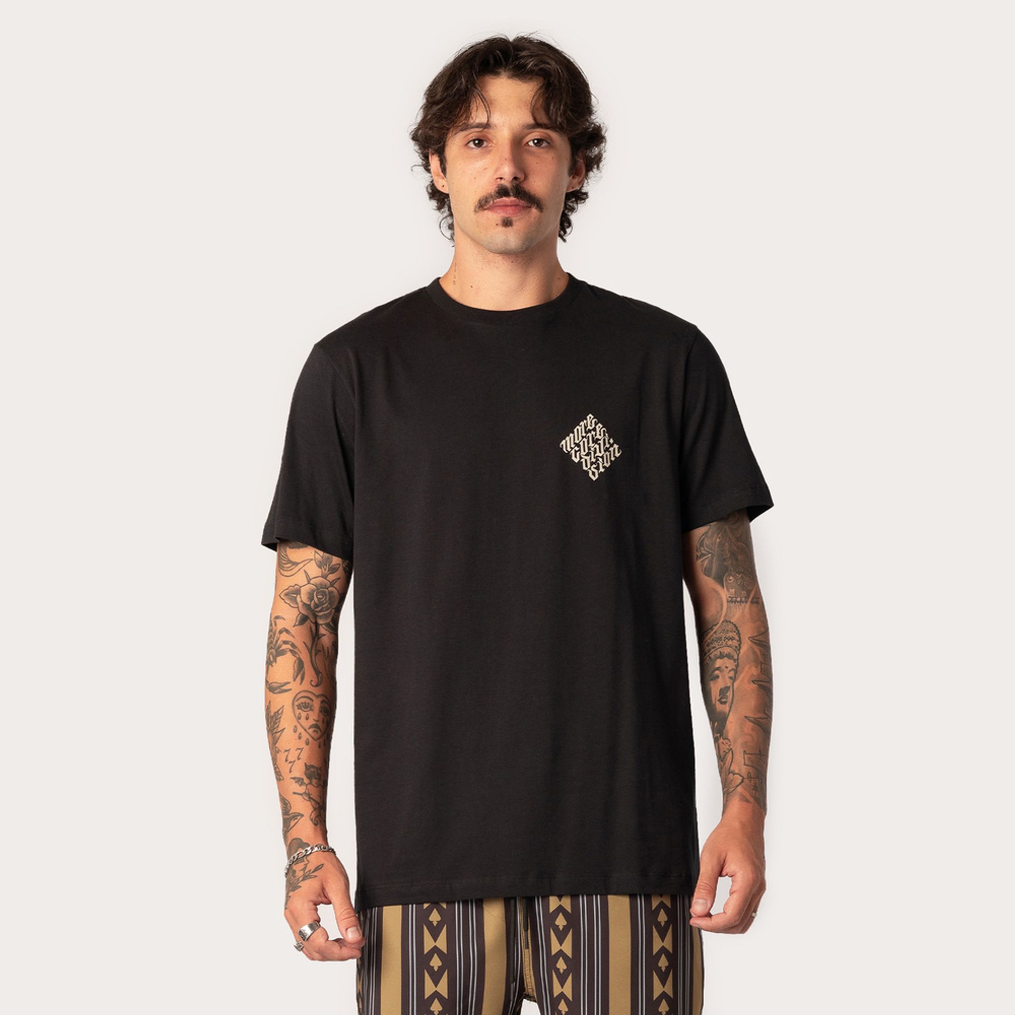 トップス MURRAL Cucurbita embroidered shirt Cucurbita embroidered shirt (Black)
