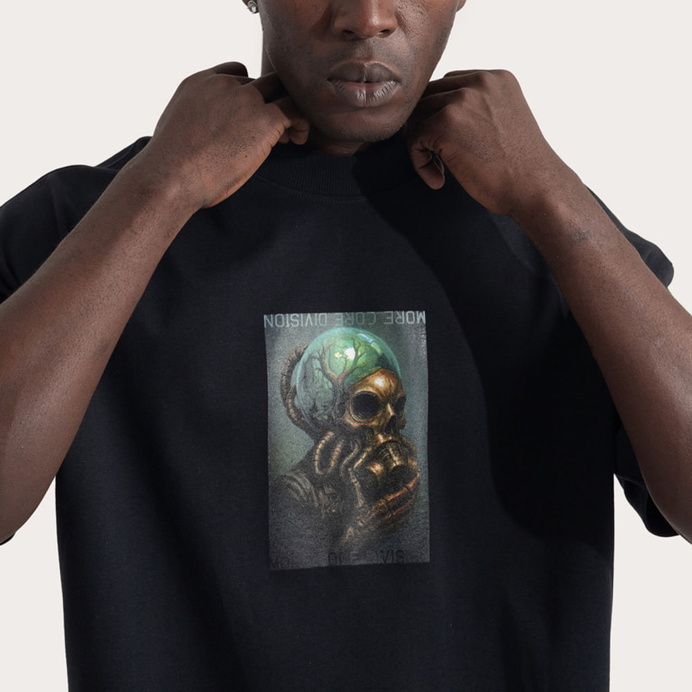 Camiseta Boxfit MCD Máscara Oxigênio